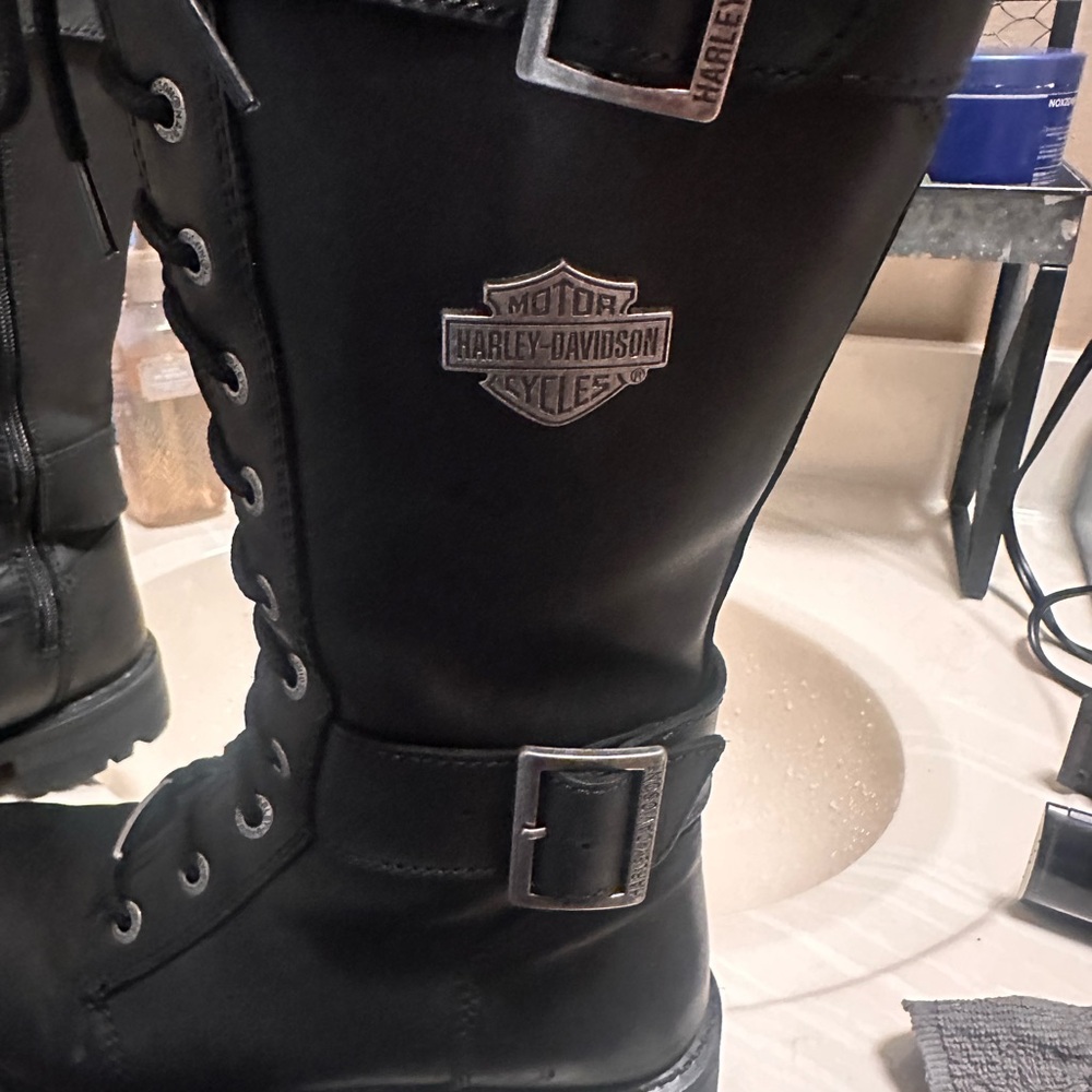 Harley-Davidson Black Women's Leather Boots